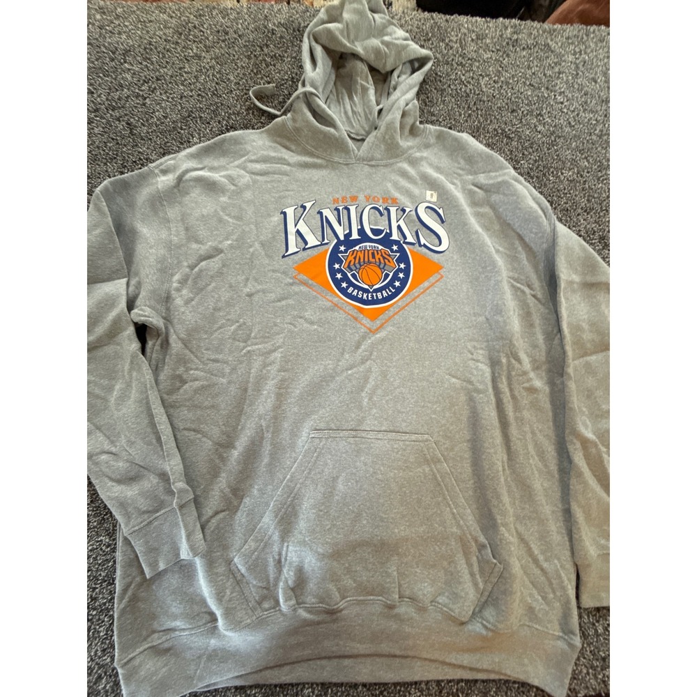 NBA New York Knicks Court Classic Hoodie Gray 3XL H38728-G20594ATH3XPL